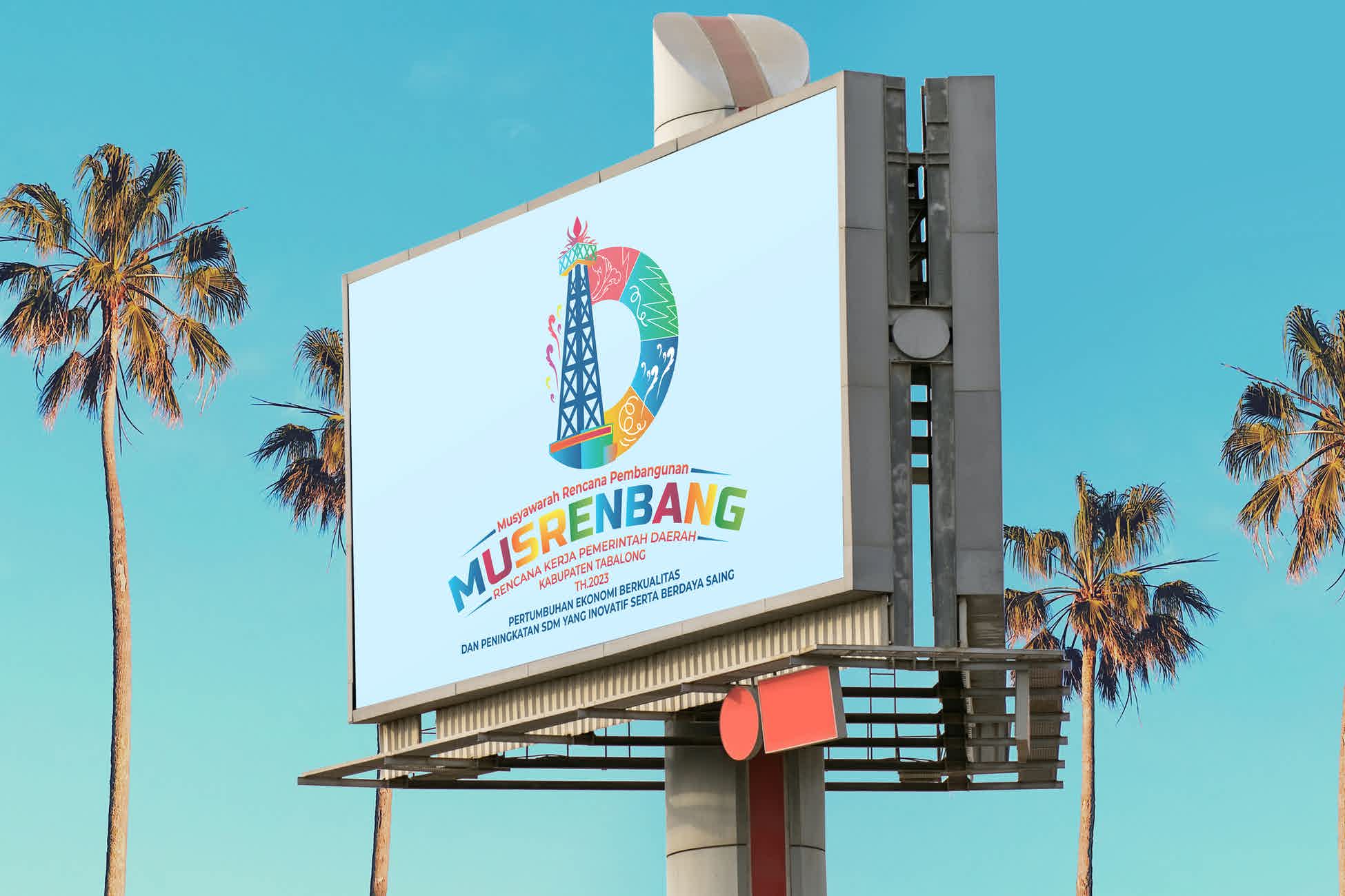 Big Outdoor Billboard Mockup by GraphicsFamily
